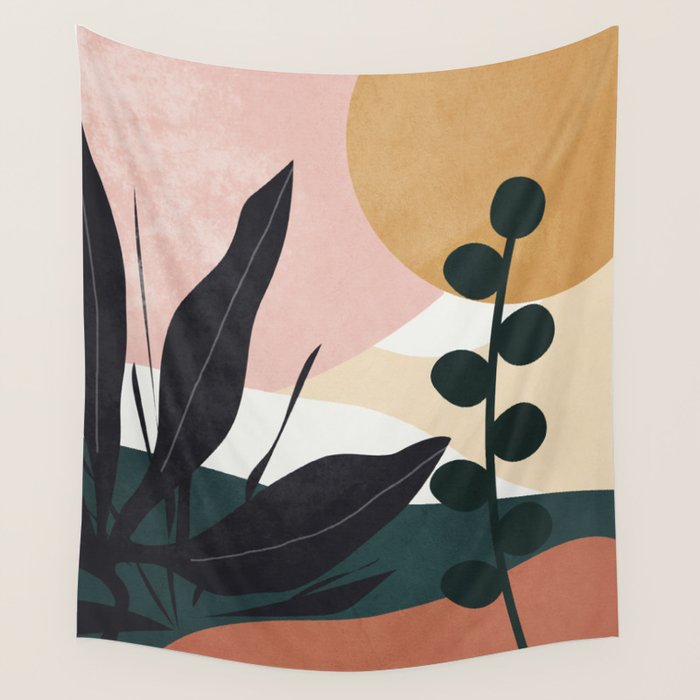 Abstract Landscape Wall Tapestry Gallery Image 4