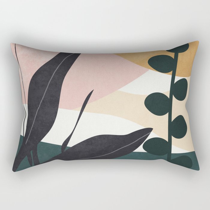 Abstract Landscape Rectangular Pillow Gallery Image 1