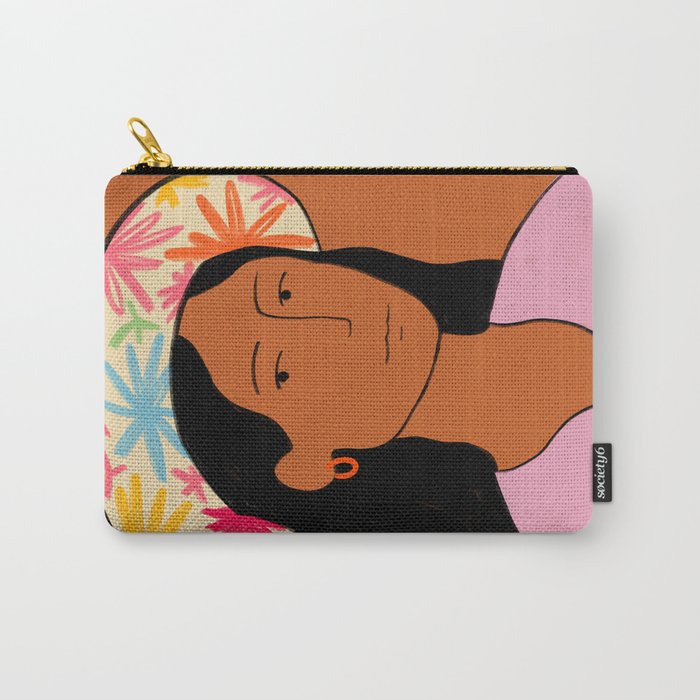 GIRL IN A HAT Carry All Pouch Gallery Image 1