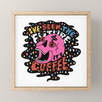 The Future is Coffee in color Mini Art Print Gallery Image 1
