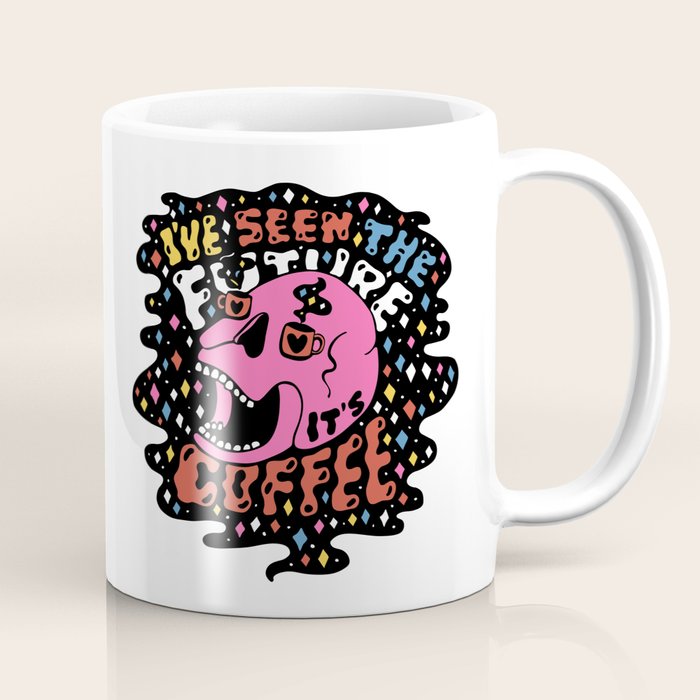 The Future is Coffee in color Coffee Mug Gallery Image 1