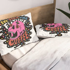 The Future is Coffee in color Pillow Sham Gallery Image 2
