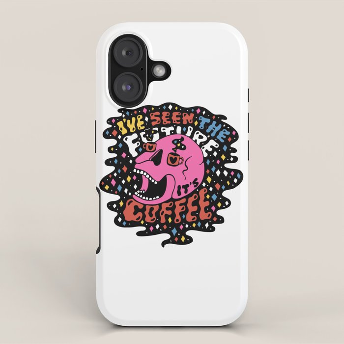 The Future is Coffee in color iPhone Case Gallery Image 1