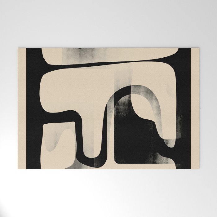 Modern Abstract Shapes 98 Welcome Mat Gallery Image 1