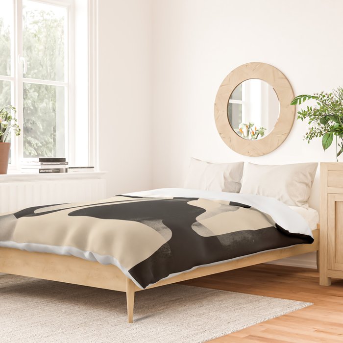 Modern Abstract Shapes 98 Duvet Cover Gallery Image 2