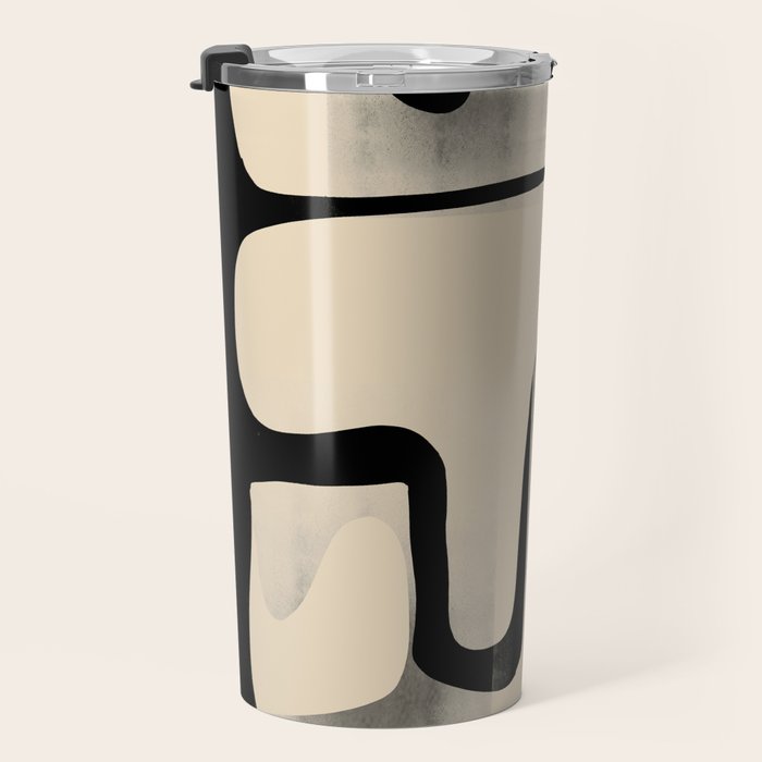 Modern Abstract Shapes 98 Travel Mug Gallery Image 3
