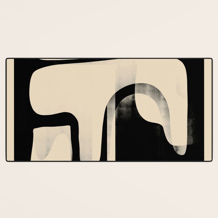 Modern Abstract Shapes 98 Desk Mat Gallery Image 3