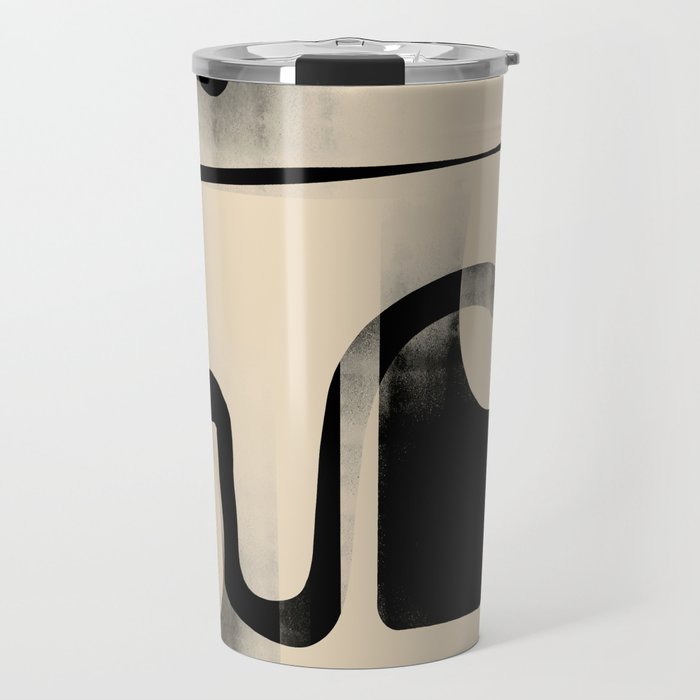 Modern Abstract Shapes 98 Travel Mug Gallery Image 1