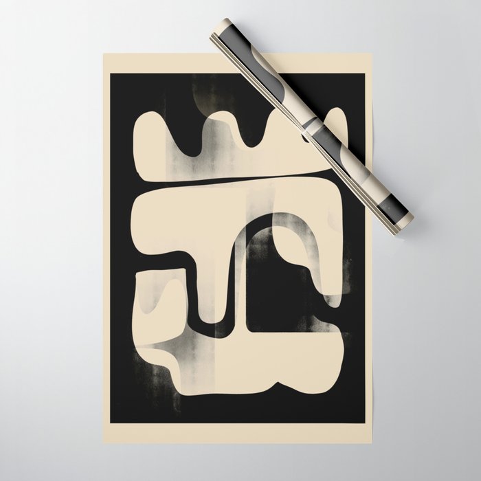 Modern Abstract Shapes 98 Wrapping Paper Gallery Image 1