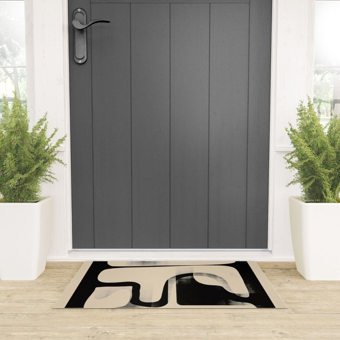Modern Abstract Shapes 98 Welcome Mat Gallery Image 3