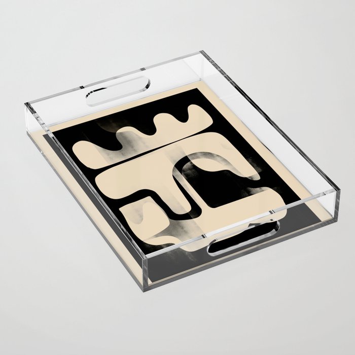 Modern Abstract Shapes 98 Acrylic Tray Gallery Image 1
