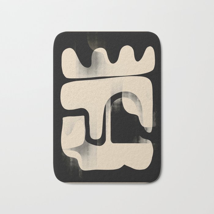 Modern Abstract Shapes 98 Bath Mat Gallery Image 1