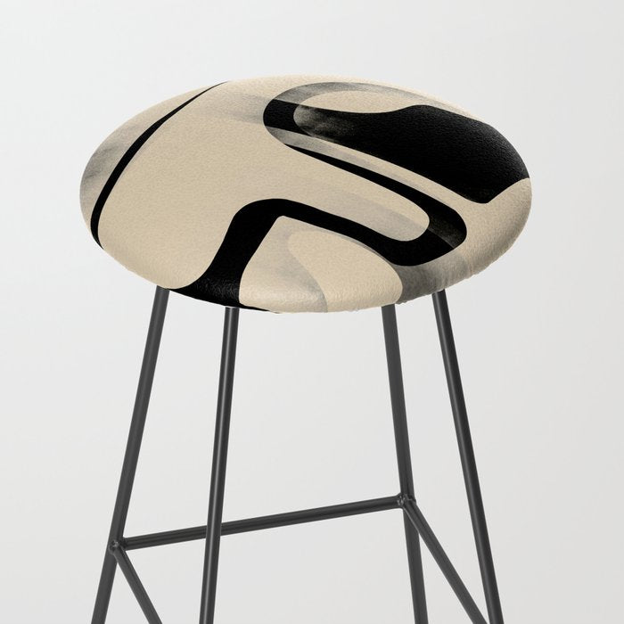 Modern Abstract Shapes 98 Stool Gallery Image 2