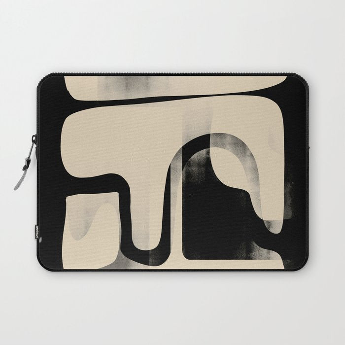 Modern Abstract Shapes 98 Laptop Sleeve Gallery Image 1