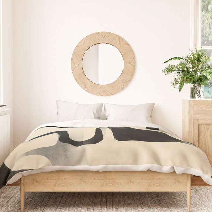 Modern Abstract Shapes 98 Duvet Cover Gallery Image 3