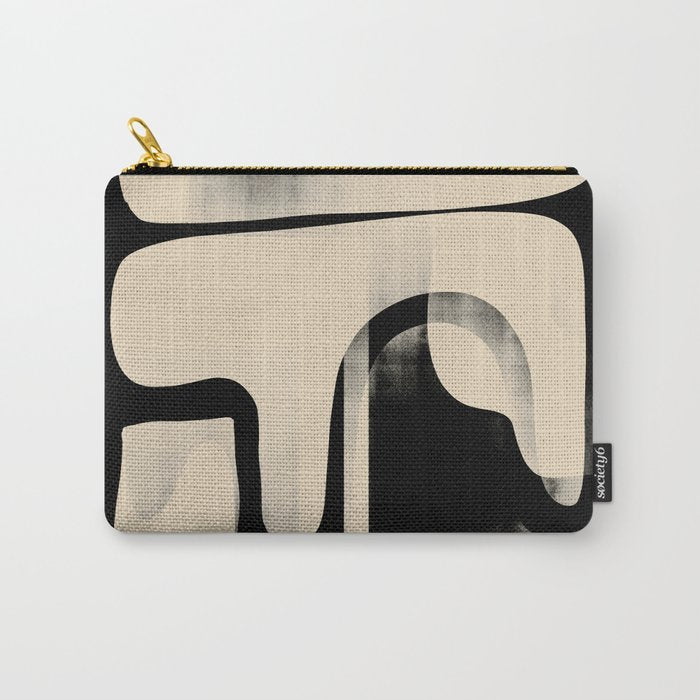 Modern Abstract Shapes 98 Carry All Pouch Gallery Image 1