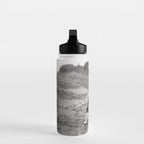 A Girl, Her Dog, and Her Horse wonderful black and white photograph - photography Water Bottle Gallery Image 3