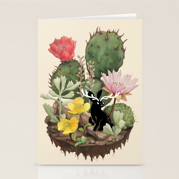 Tiny Jackalope Stationery Card Gallery Image 2