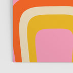 Retro Abstract Copacetic Pattern Pink Orange Yellow Poster Gallery Image 3