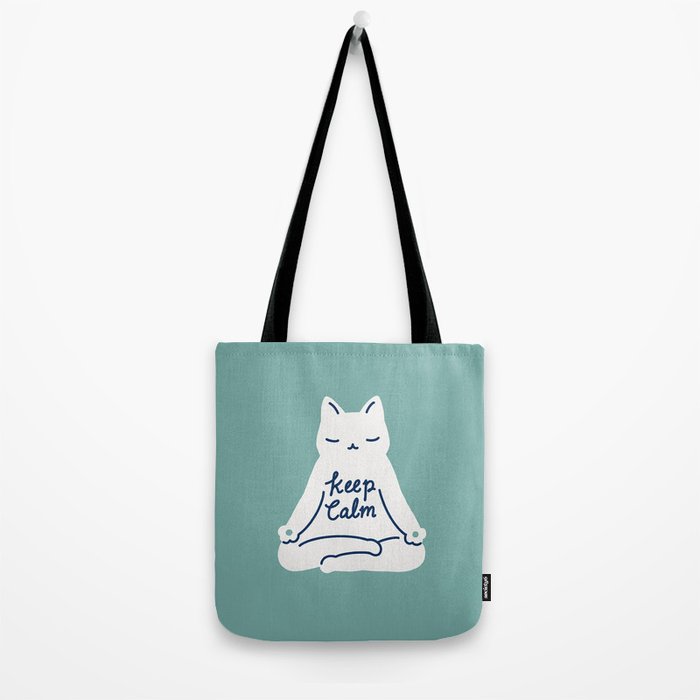 Keep Calm Cat Tote Bag Gallery Image 2