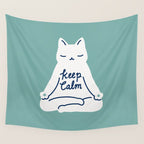 Keep Calm Cat Wall Tapestry Gallery Image 4