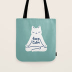 Keep Calm Cat Tote Bag Gallery Image 1