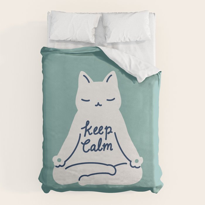 Keep Calm Cat Duvet Cover Gallery Image 1
