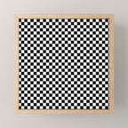 Classic Black and White Race Check Checkered Geometric Win Mini Art Print Gallery Image 1