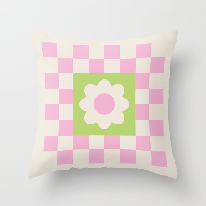 Flower Power Throw Pillow Gallery Image 1