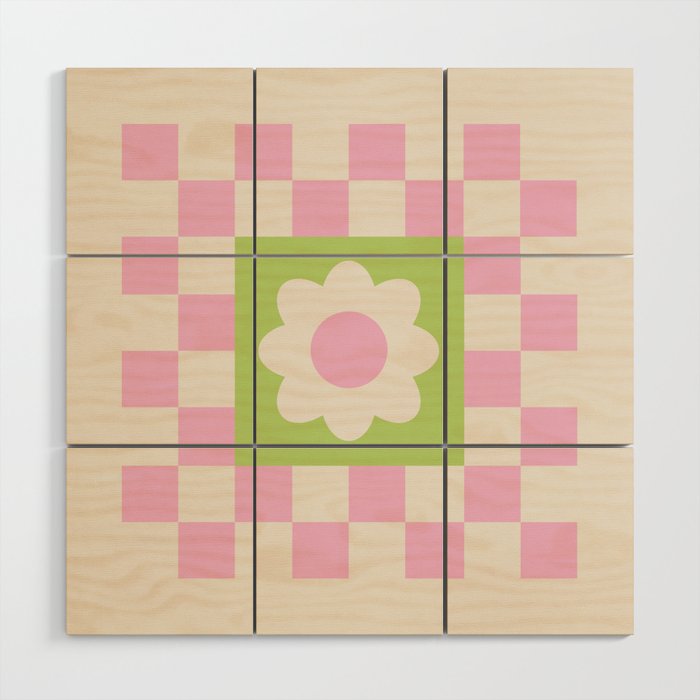 Flower Power Wood Wall Art Gallery Image 1