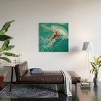 Wherever the current takes me (the jellyfish) Wood Wall Art Gallery Image 2