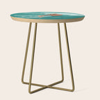 Wherever the current takes me (the jellyfish) Side Table Gallery Image 1