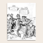 'Cats Decorating The Christmas Tree' Vintage Cat Art by Louis Wain Notebook Gallery Image 4