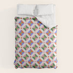 Festive Quilted Starburst Pattern - Vibrant Holiday Design Comforter Gallery Image 6