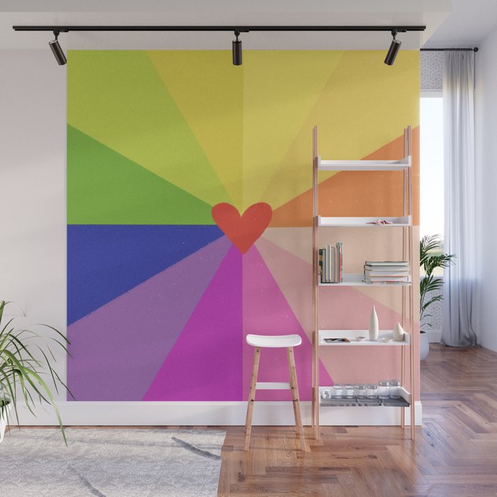 Rainbow Wall Mural Gallery Image 1