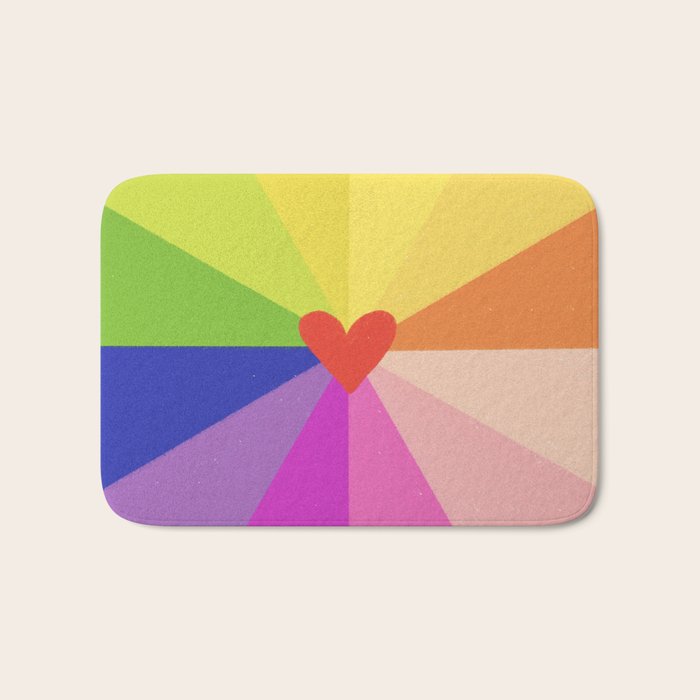 Rainbow Bath Mat Gallery Image 1