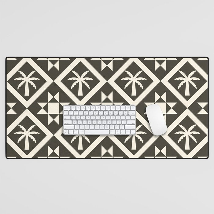 Bohemian Geometric Pattern 05B Desk Mat Gallery Image 1