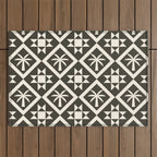 Bohemian Geometric Pattern 05B Outdoor Rug Gallery Image 1