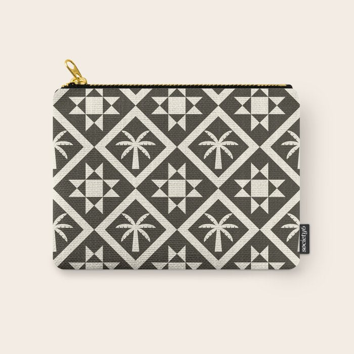 Bohemian Geometric Pattern 05B Carry All Pouch Gallery Image 1
