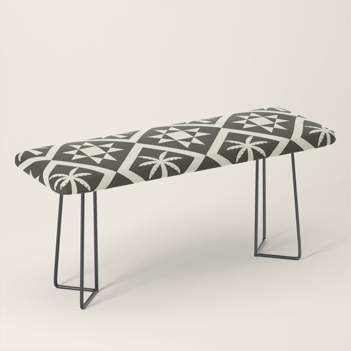 Bohemian Geometric Pattern 05B Bench Gallery Image 1