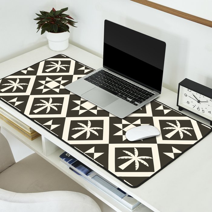 Bohemian Geometric Pattern 05B Desk Mat Gallery Image 2