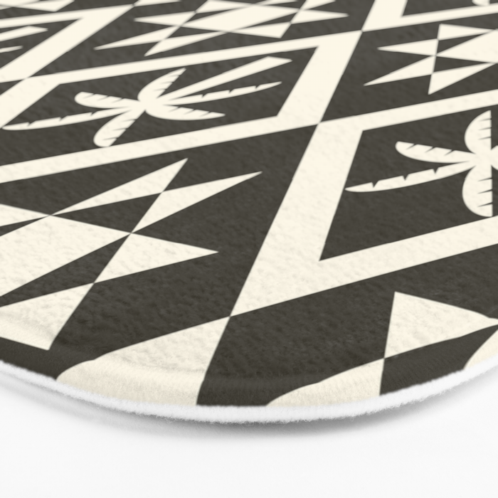 Bohemian Geometric Pattern 05B Bath Mat Gallery Image 3