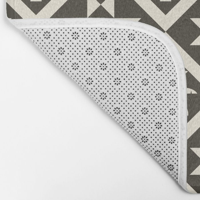 Bohemian Geometric Pattern 05B Bath Mat Gallery Image 2