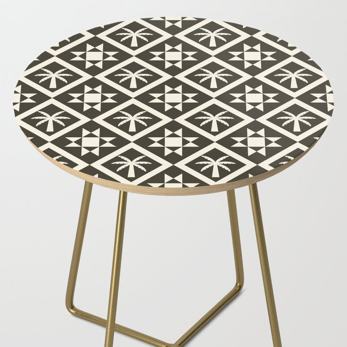 Bohemian Geometric Pattern 05B Side Table Gallery Image 2