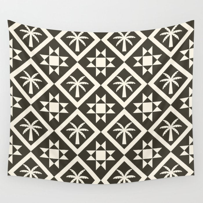 Bohemian Geometric Pattern 05B Wall Tapestry Gallery Image 4