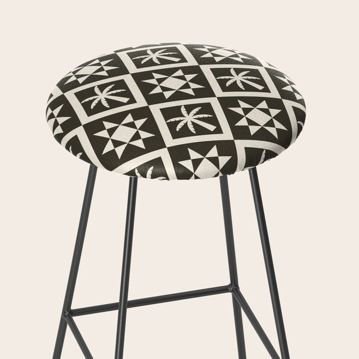 Bohemian Geometric Pattern 05B Stool Gallery Image 2