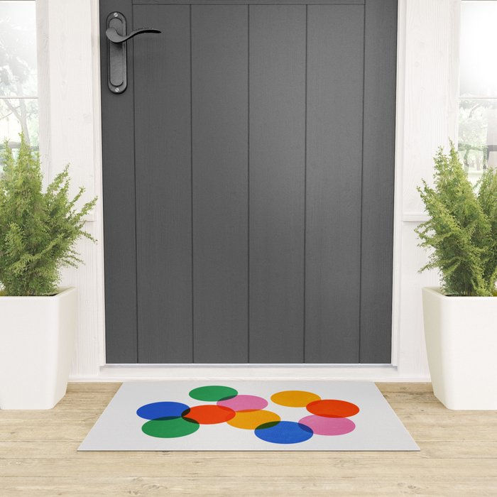 Bauhaus Circle Study Welcome Mat Gallery Image 3
