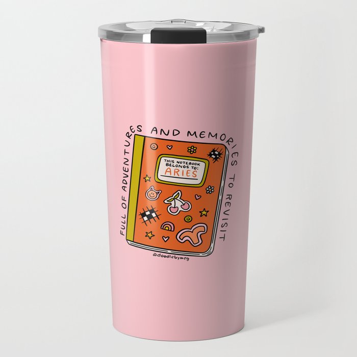 Aries Notebook Travel Mug Gallery Image 1