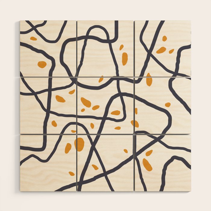 Mountain Contour I Wood Wall Art Gallery Image 1