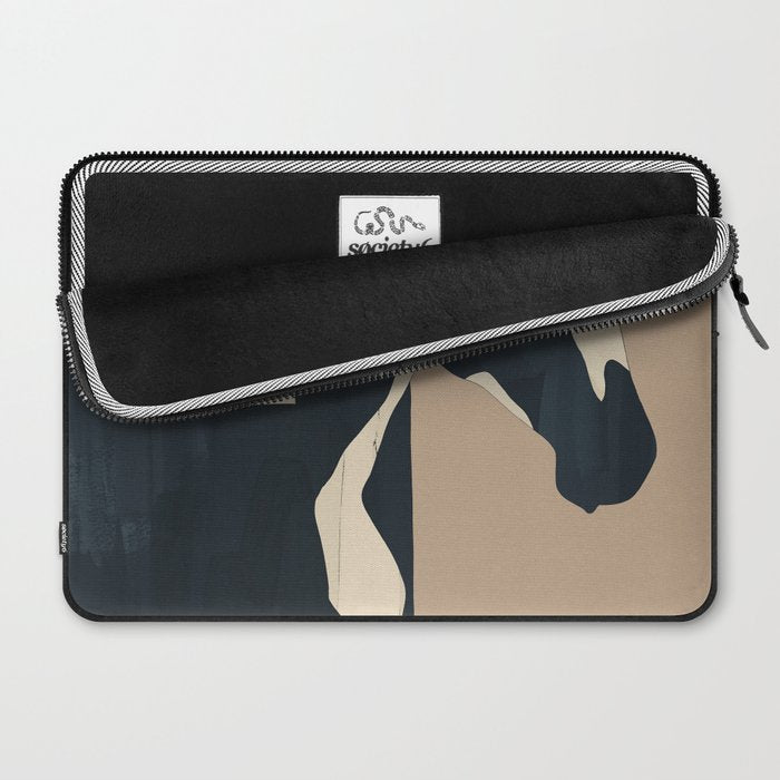 Abstract Minimal Horse 7 Laptop Sleeve Gallery Image 2